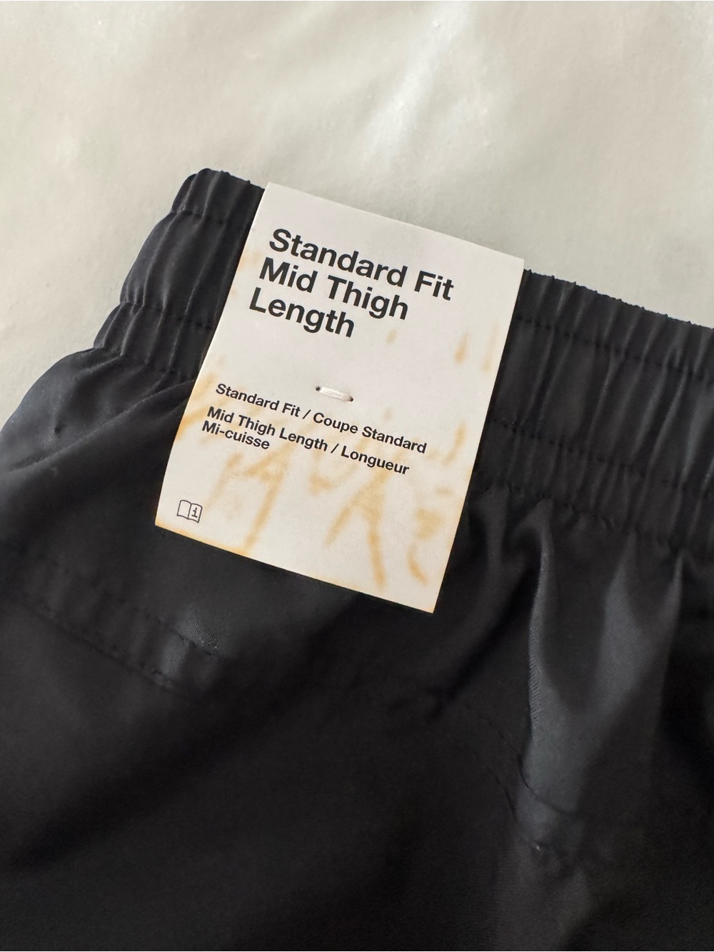 Nike Black Athletic Mid-Thigh Shorts